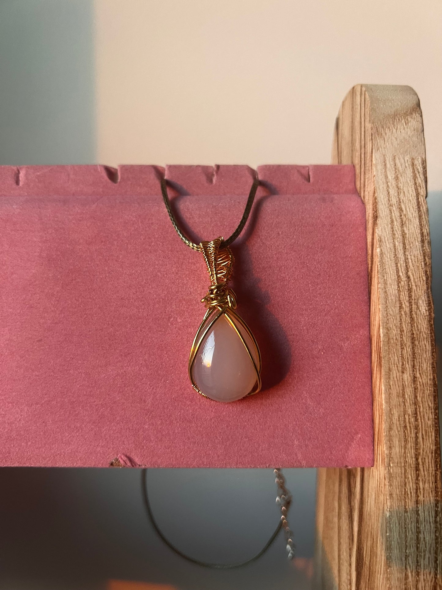 Wrapped Gemstone Necklace