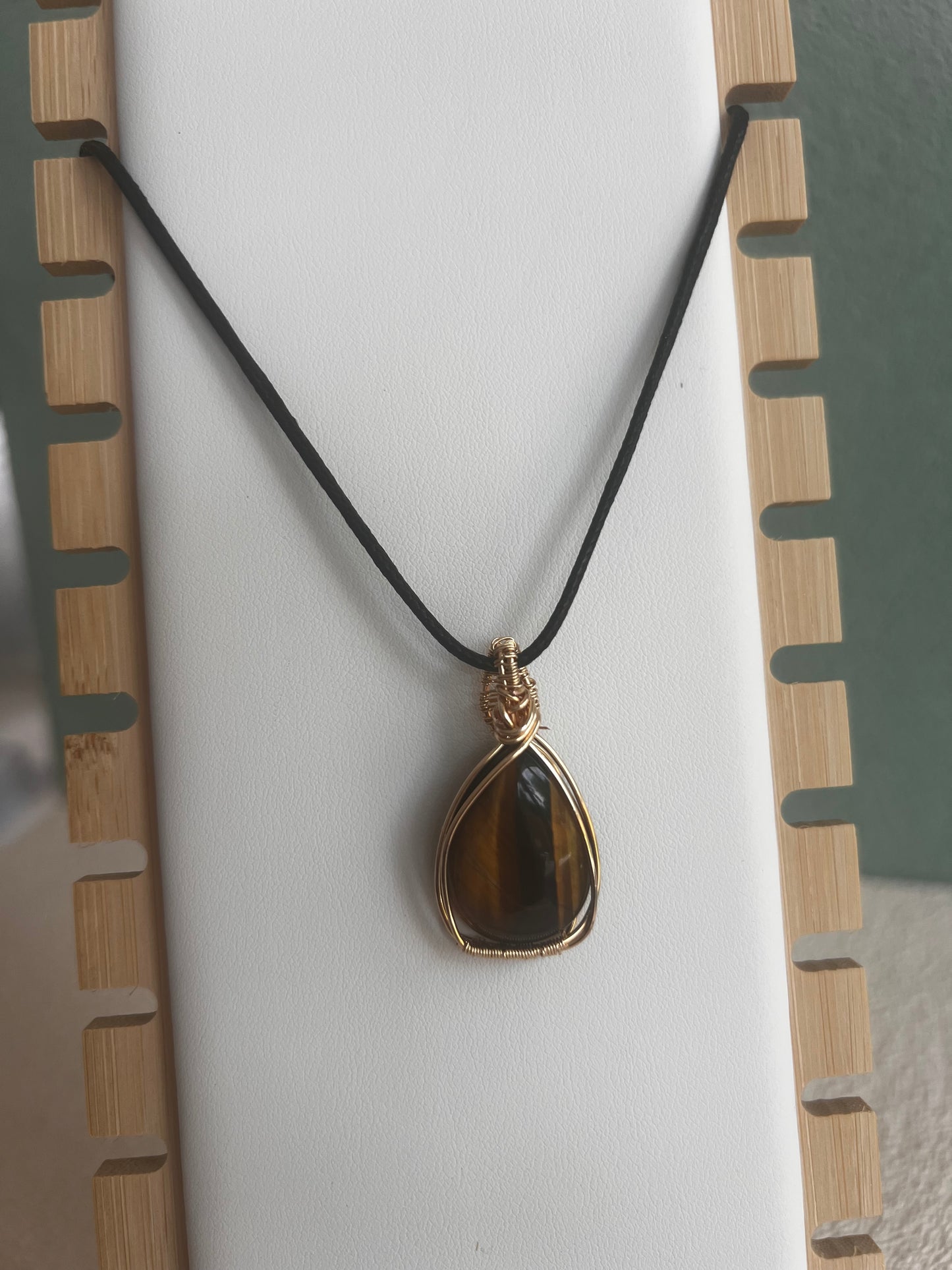 Wrapped Gemstone Necklace