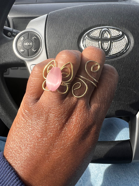 Butterfly Adjustable Ring