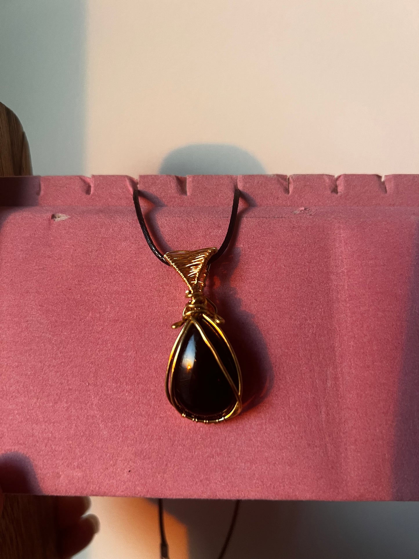 Wrapped Gemstone Necklace