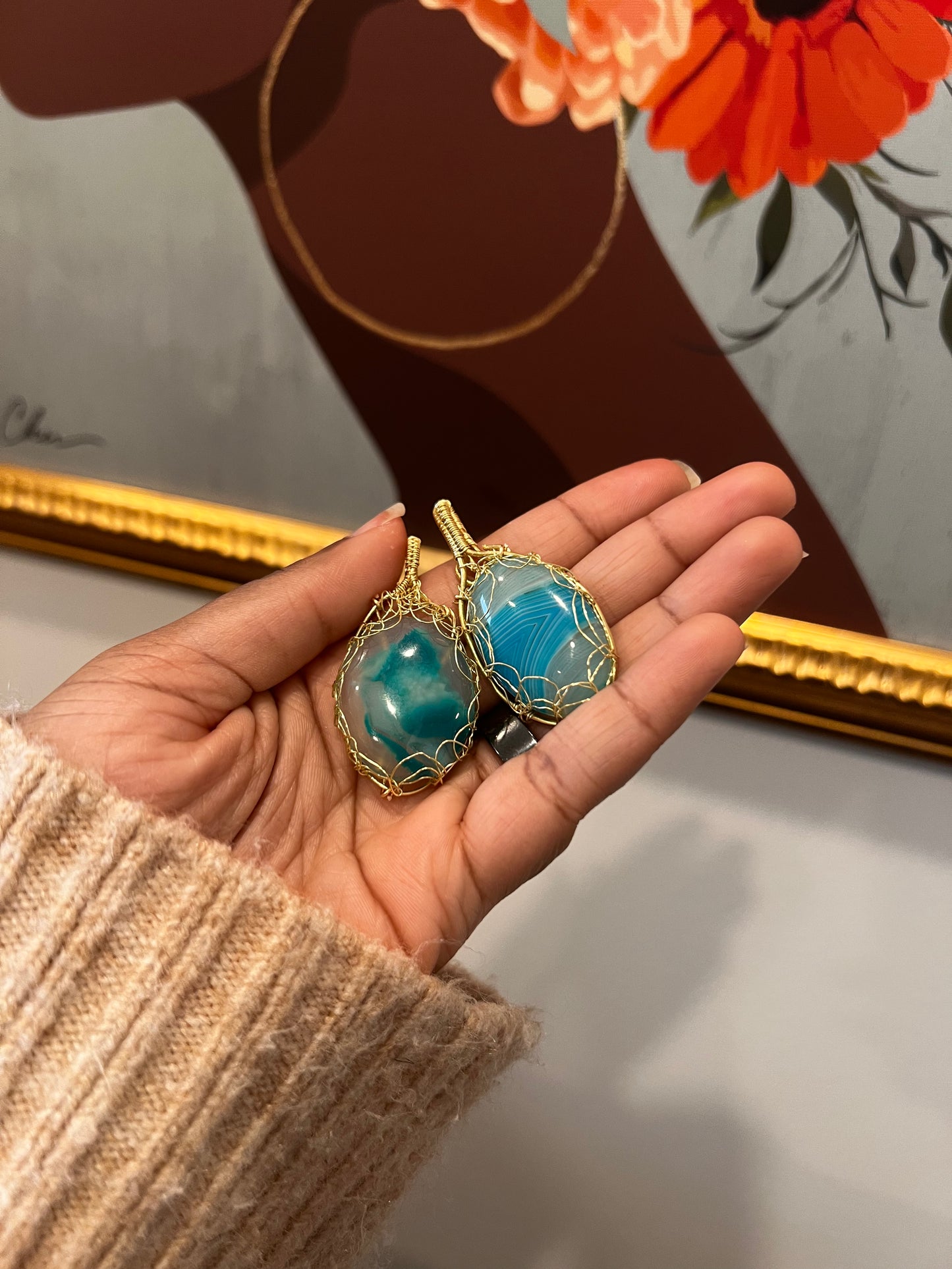 Water Stone Necklace