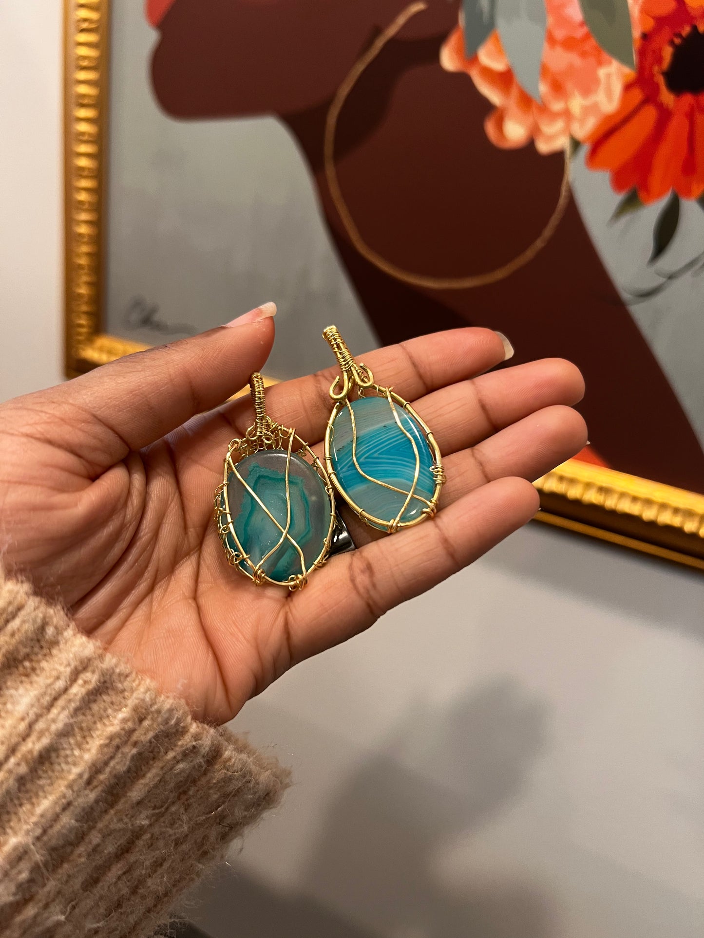 Water Stone Necklace