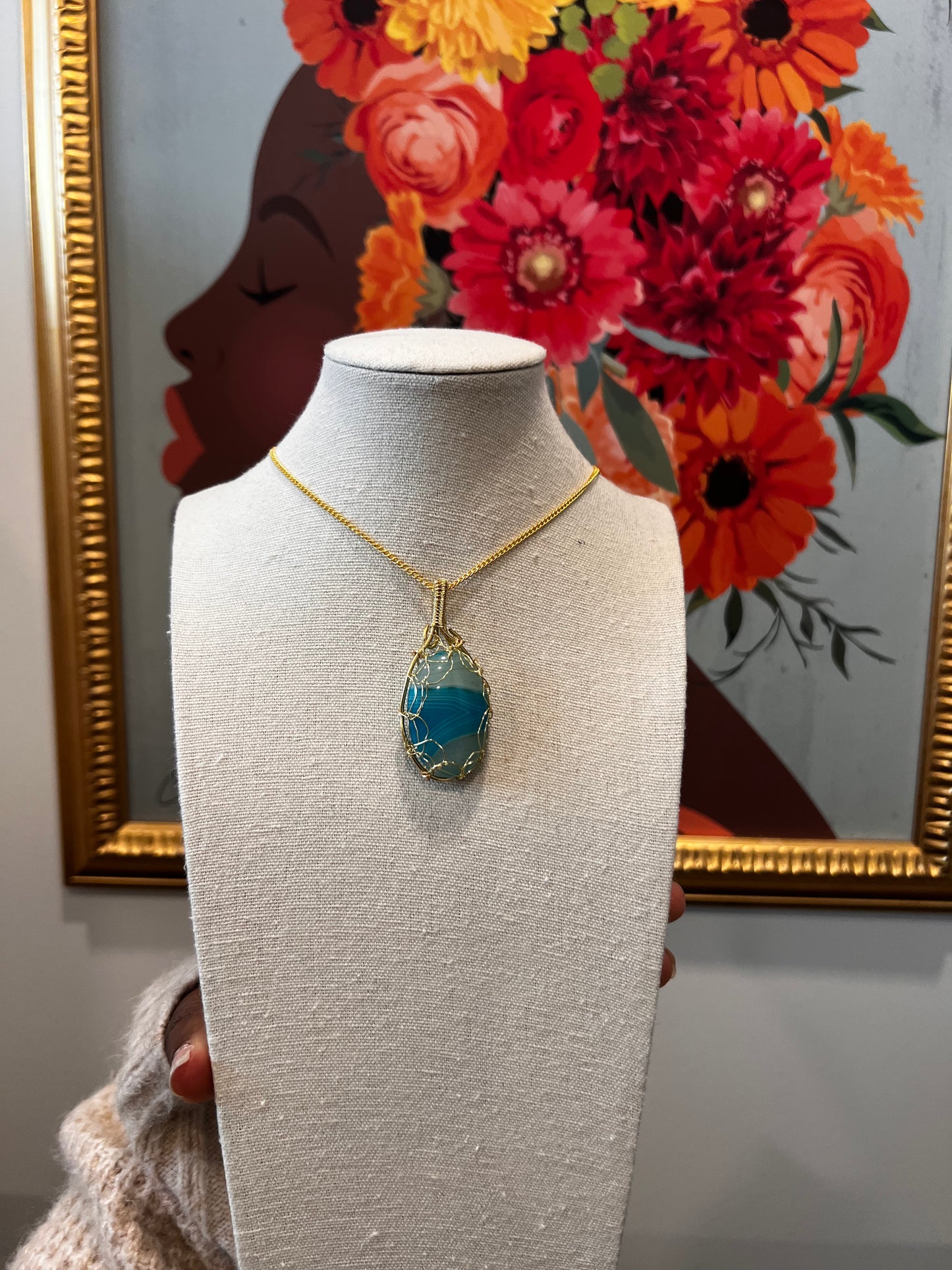 Water Stone Necklace