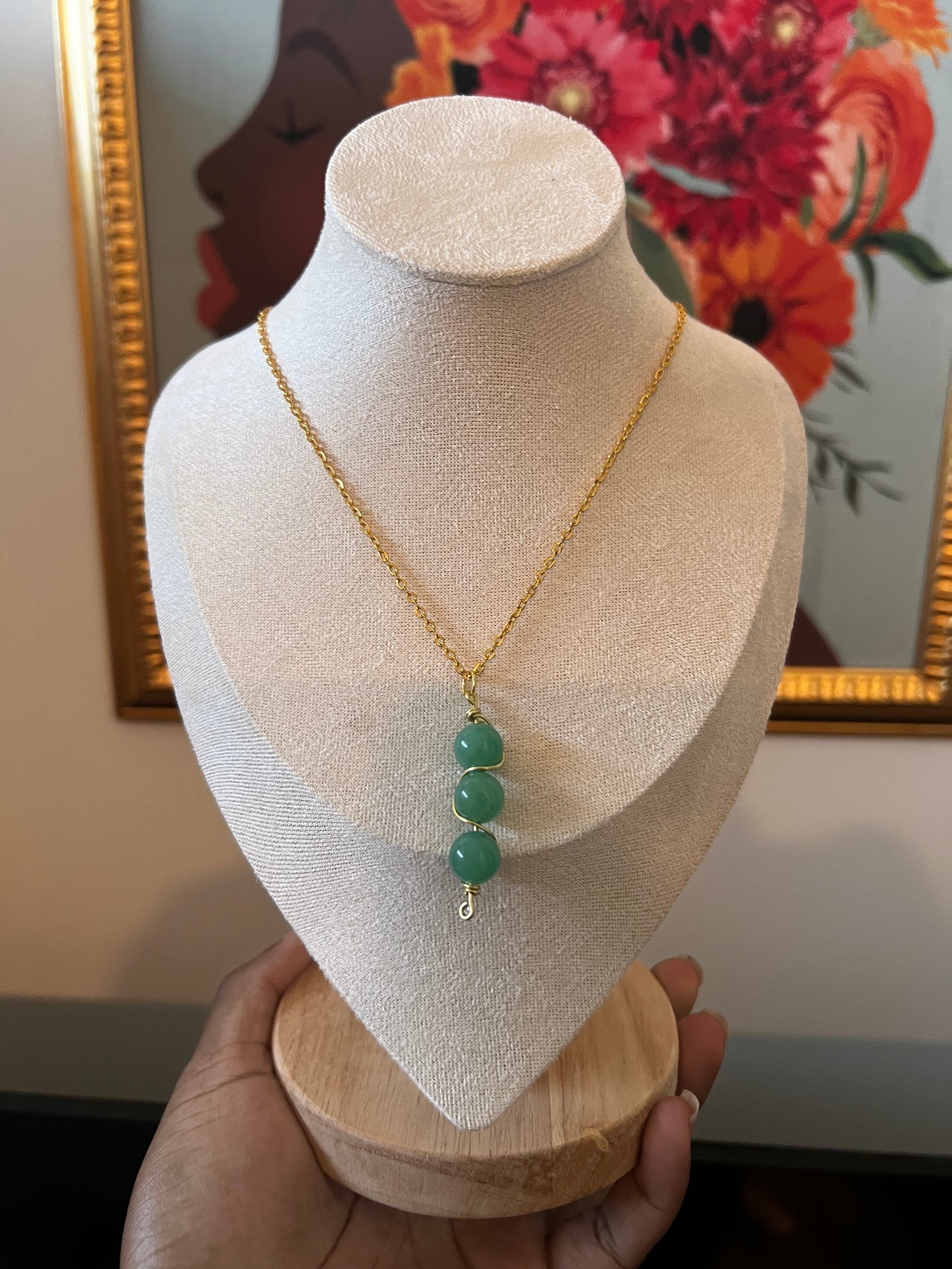 Bead Wrapped Necklace