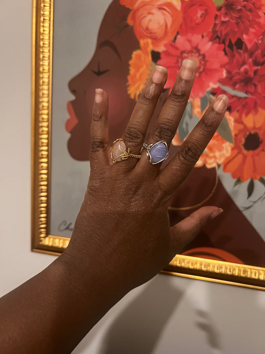Oval Gemstone Ring